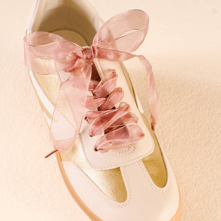 Step It Up Shoelaces-Sheer Mauve