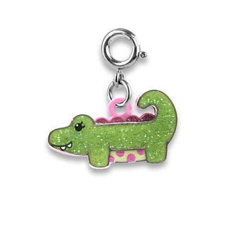 GLITTER ALLIGATOR CHARM