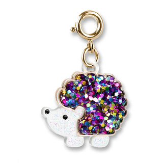 GOLD GLITTER HEDGEHOG CHARM