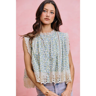 The Meadow Letter Floral Button-Down