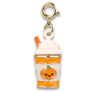 Pumpkin Spice Latte Charm - Gold