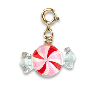 Peppermint Candy Charm - Gold