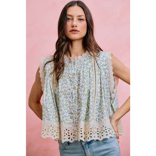 The Meadow Letter Floral Button-Down
