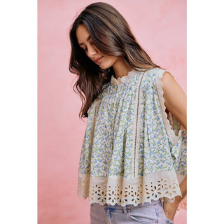 The Meadow Letter Floral Button-Down