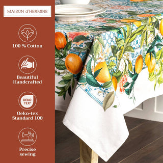Mediterranean Citrus Indulgence Tablecloth