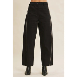 Zora Piped Twill Pants