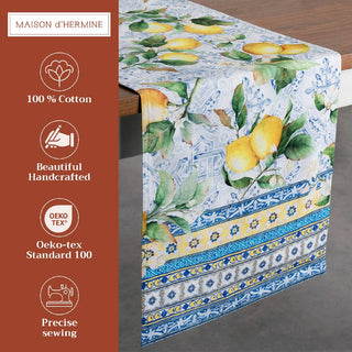 Citrus Cotton Table Runner