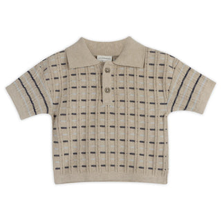 Boy's Henry Textured Baby Polo Shirt & Shorts Set