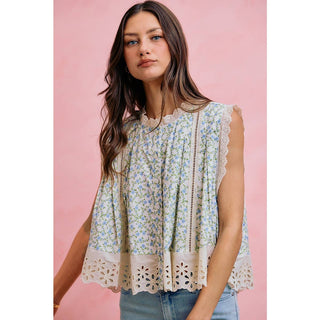 The Meadow Letter Floral Button-Down