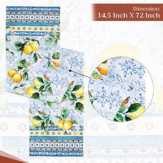 Citrus Cotton Table Runner