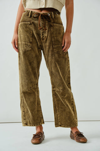 Birdie Corduroy Barrel Pants