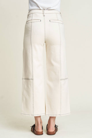 Lawson Relaxed Ankle Crop Jean, Ecru