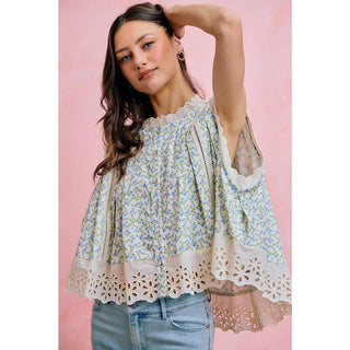 The Meadow Letter Floral Button-Down
