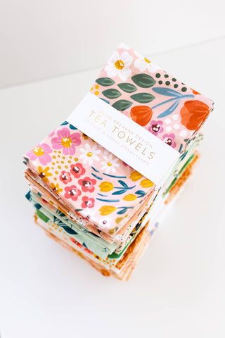 Summer into Fall Meadows Tea Towels, Set of 2