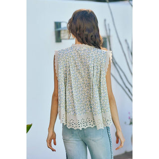 The Meadow Letter Floral Button-Down