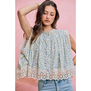 The Meadow Letter Floral Button-Down