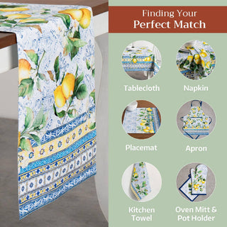 Citrus Cotton Table Runner