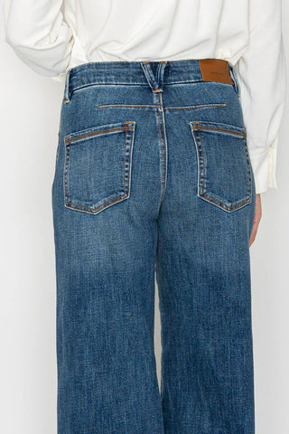 RELAXED HIGH RISE PALAZZO JEANS - FINAL SALE