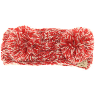 Kids Multi-tone Double Pom Fashion Headband