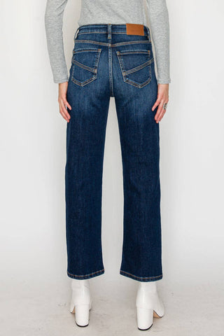 Ava High Rise Straight Jeans