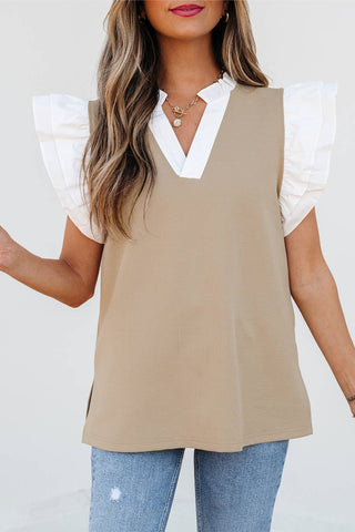 Deanna V Neck Knit Top