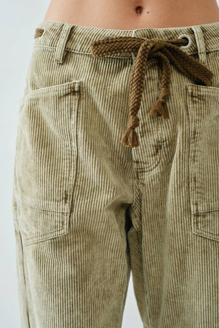 Birdie Corduroy Barrel Pants