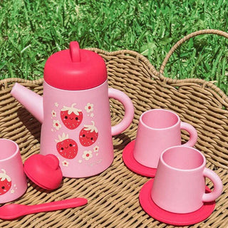 Silicone Tea Set Strawberry