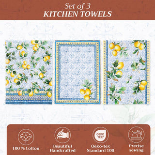 Citrus Kitchen Tea Towel Trio