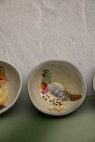 Reactive Crackle Stoneware Animal Dish
