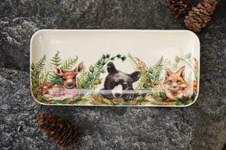 Stoneware Woodland Botanical Platter