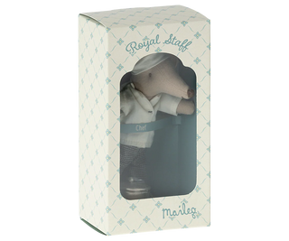 Marley the dog toy in a 'Royal Staff' branded box on a white background