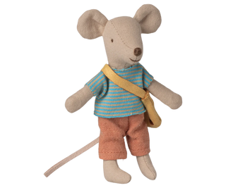 Maileg Little Brother mouse with bag