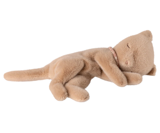 Plush cat toy on a white background