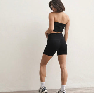 The Zoë Biker Short- Black