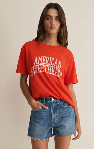 American Sweetheart Vintage Boyfriend Tee – Oversized Graphic T-Shirt