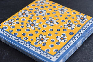 Le Cadeaux Provençal Daisy Paper Napkins