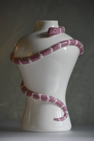 Rosé Serpentine Vase