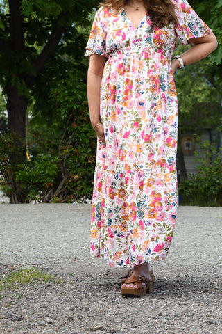 Sunday Social Floral Maxi