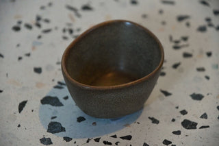 Mini Egg Zen Organic Ceramic Nesting Bowl | Earthy Handcrafted Trinket Dish