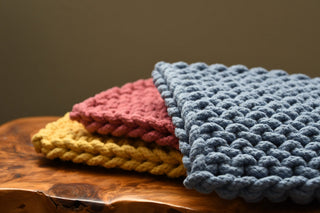 8" Square Cotton Crocheted Pot Holder