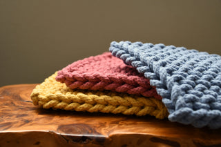 8" Square Cotton Crocheted Pot Holder