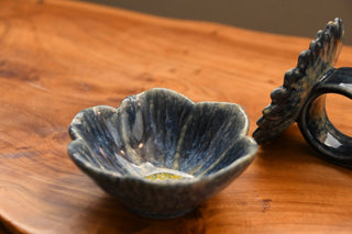 Ceramic Daisy Flower Bowl