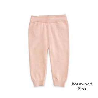 Pink pants on a white background with 'Rosewood Pink' text.