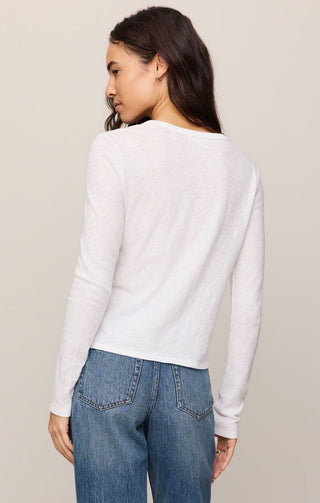 Z Supply Women Tops Junie L/s Tee