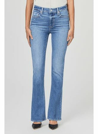 Paige Women Bottoms High Rise Laurel Canyon 32" - Rock Show Distressed