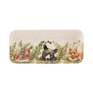 Stoneware Woodland Botanical Platter