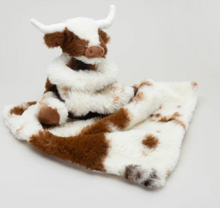 Texas Longhorn Cow Soother - Cream/Brown