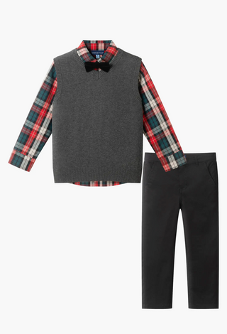 Boys Formal Sweater Vest Set