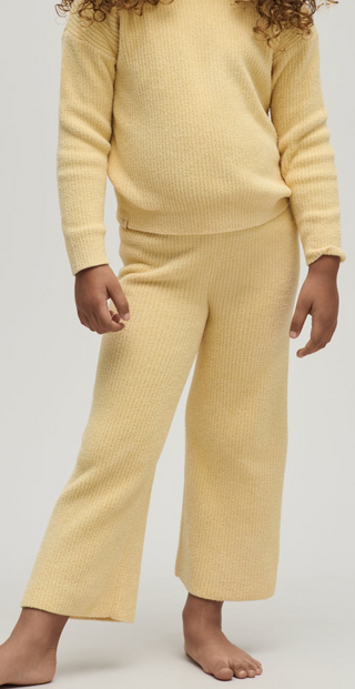 Barefoot Dreams CCUL Toddler Ribbed Wide Leg Pant