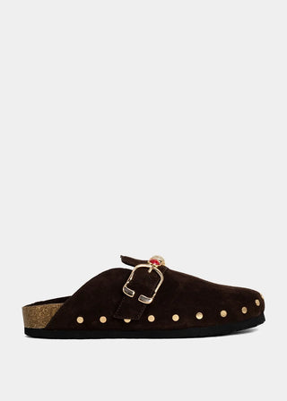 Tina in Brown Suede
